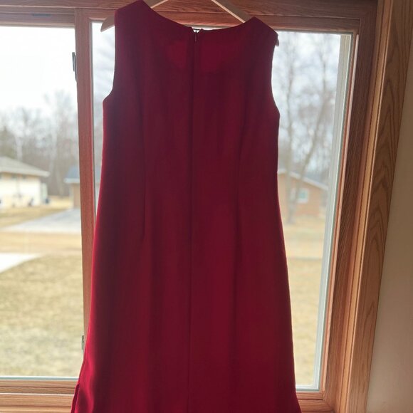 Red Long Plus Size Dress - Picture 1 of 5